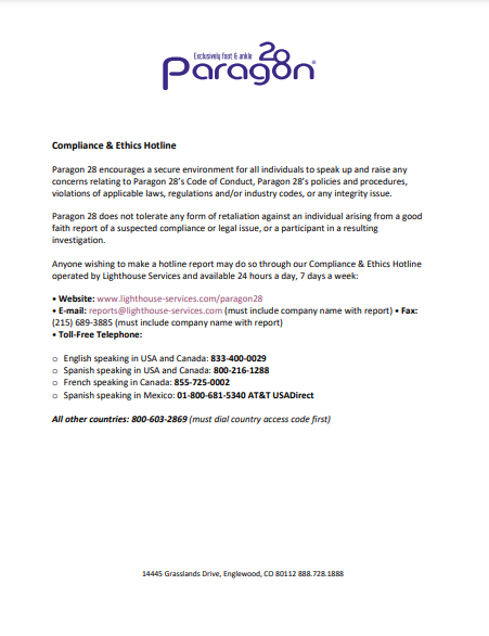 Compliance & Ethics Hotline