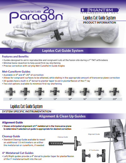 Lapidus Cut Guide System Brochure