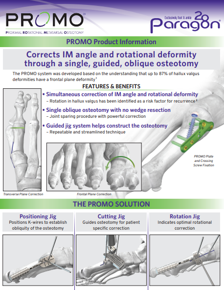 PROMO™ Triplanar Hallux Valgus Correction System