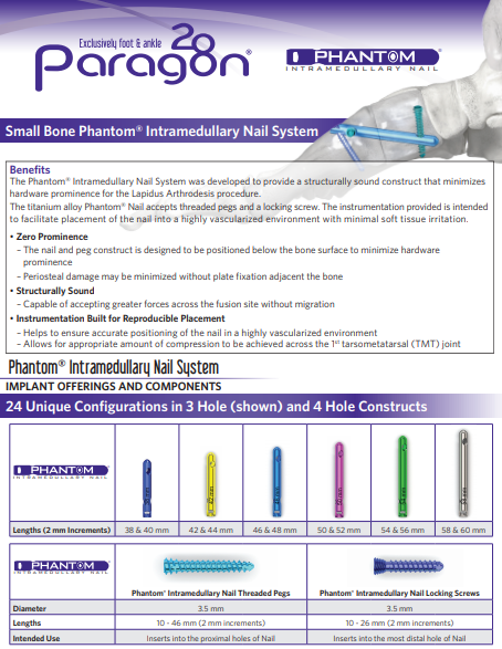 Phantom® Intramedullary Nail Brochure