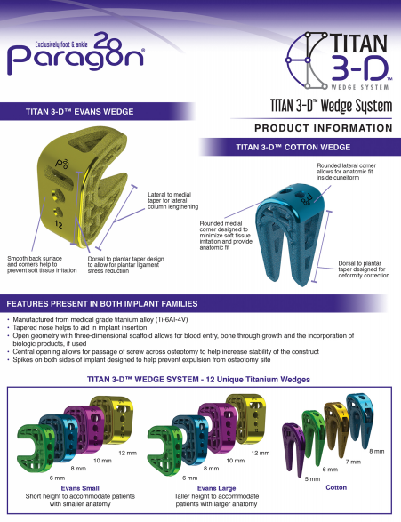 TITAN 3-D™ Wedge System Brochure