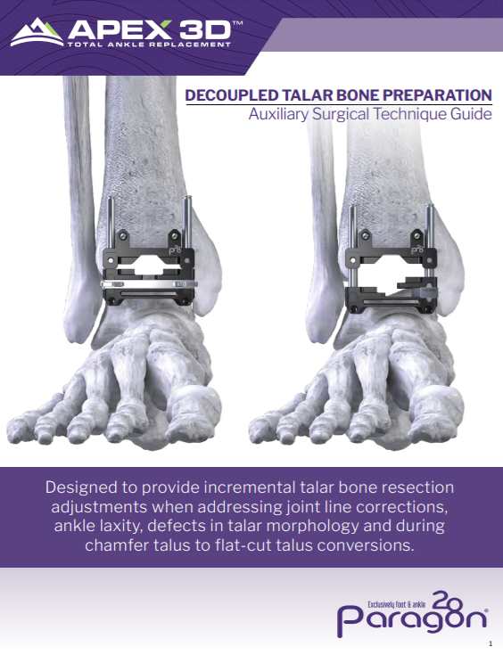 APEX 3D™ Decoupled Surgical Technique