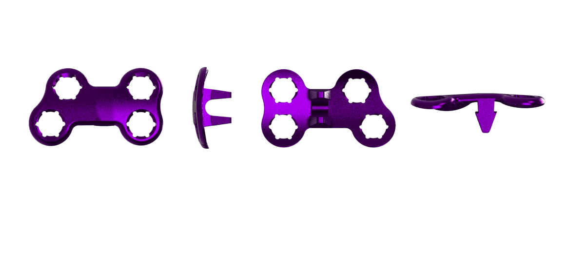 bow and arrow base opening wedge plate