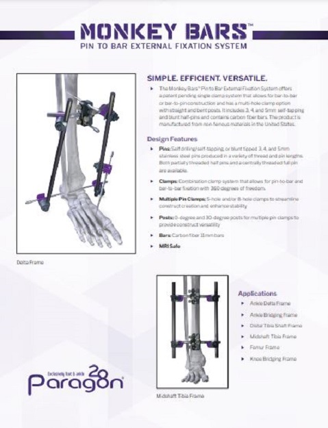 Monkey bars pin to bar