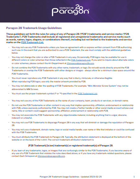 trademark usage guides