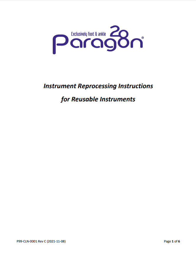 reprocessing instructions