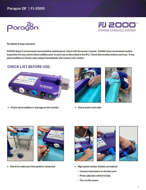 fj2000 letter of efficacy